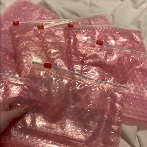 glossier makeup bags!